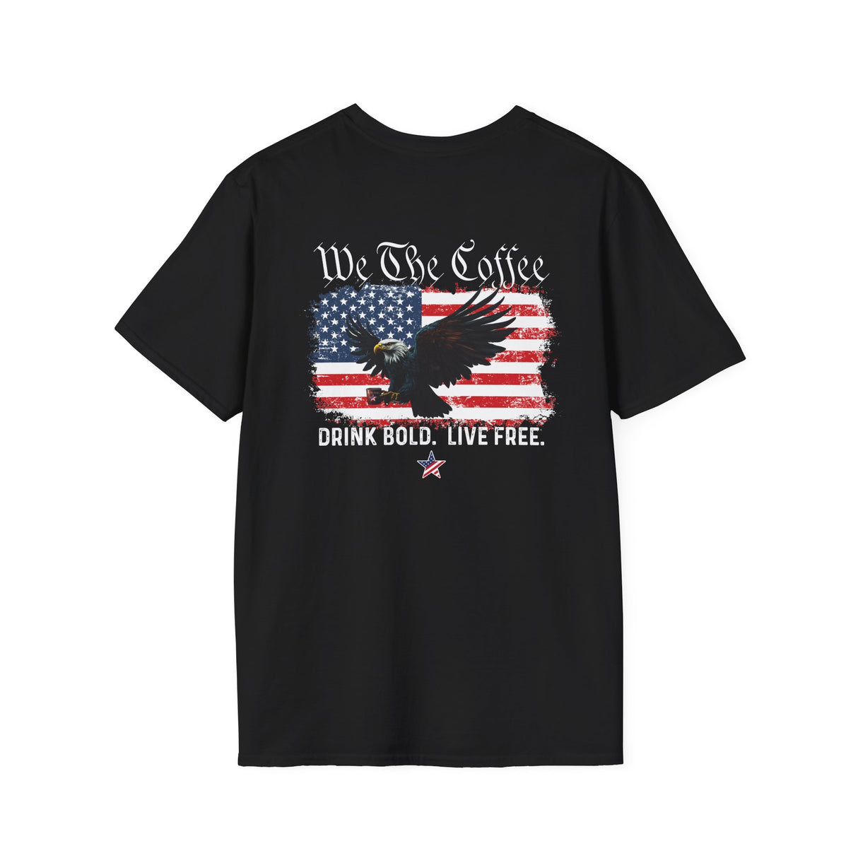 We The Coffee Patriot Eagle Unisex Softstyle T-Shirt