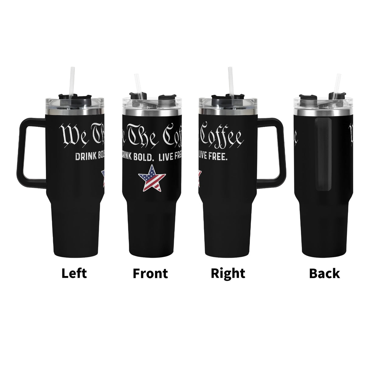 We The Coffee 40oz Tumbler With Handle