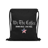 We The Coffee Drawstring Bag