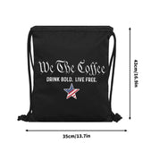 We The Coffee Drawstring Bag